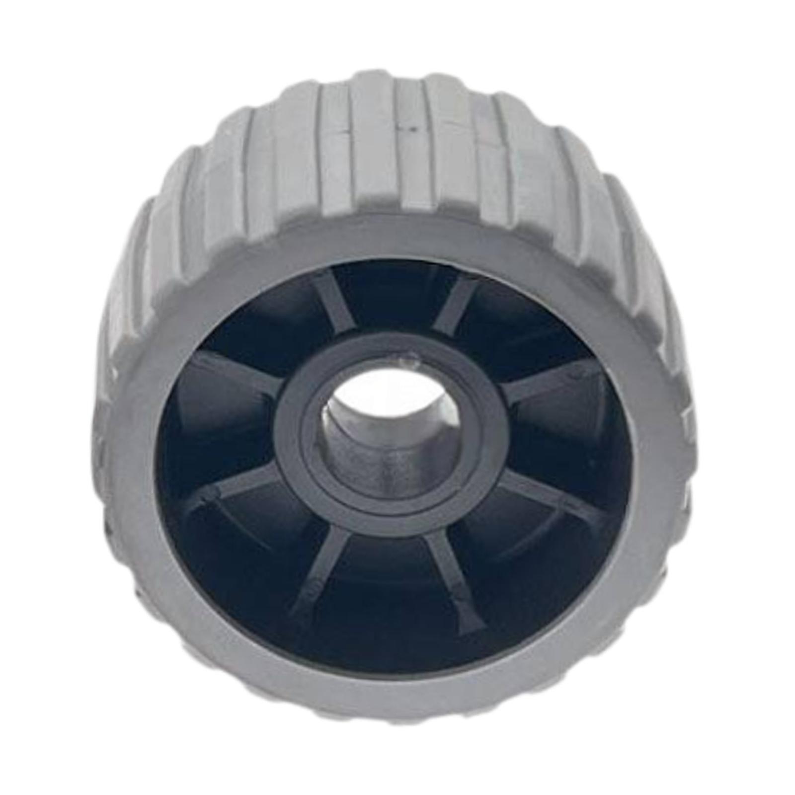 Trailer Roller Wheel Substituição, Wobble para Barco, Motor Marinho, Iate, Borracha, Heavy Duty, Acessórios bote: Bege