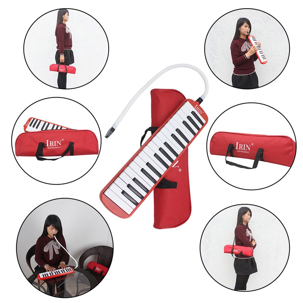 32 Key Portable Tone Piano Mouth Organ Harmonica Pianica Melodica Classroom Beginners Adults Playing Musical Instruments