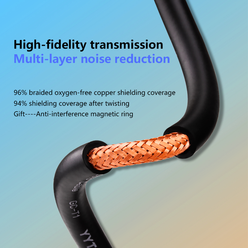 Cable auxiliar para guitarra, conector de Audio de 6,5mm a 6,5mm, 6,5mm, para mezclador de guitarra estéreo, amplificador y altavoz