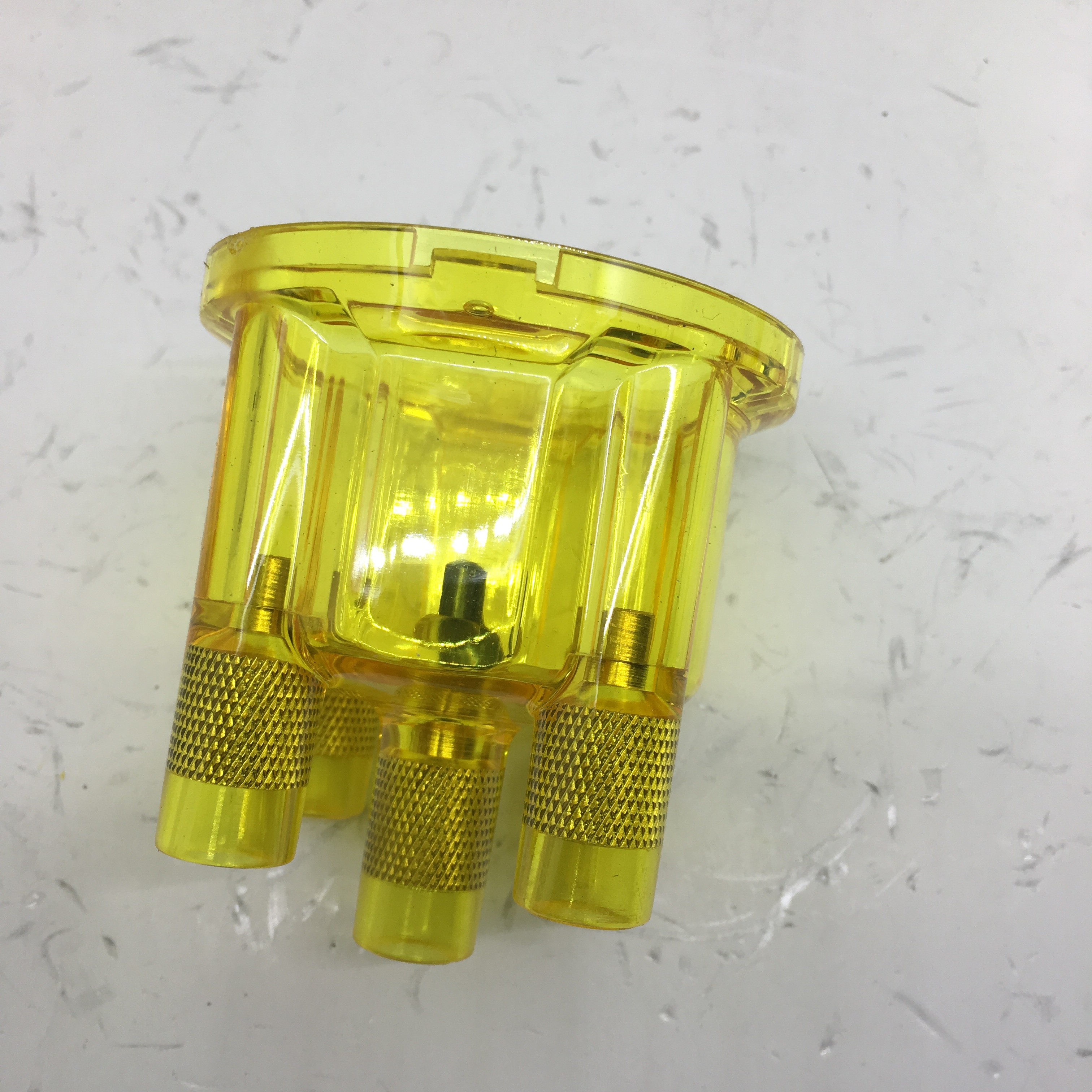 SherryBerg Verteiler KAPPE für EMPI gelb transparent gelb durchscheinende Verteiler kappe zu Passen für sterben meisten Bosch 4 cly
