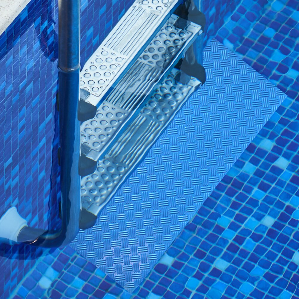 Swimming Pool Ladder Mat Liner Pad Non Slip Safety Cropped Cushion Protective Rubber Strong Adsorption Capacity Wear-resistant