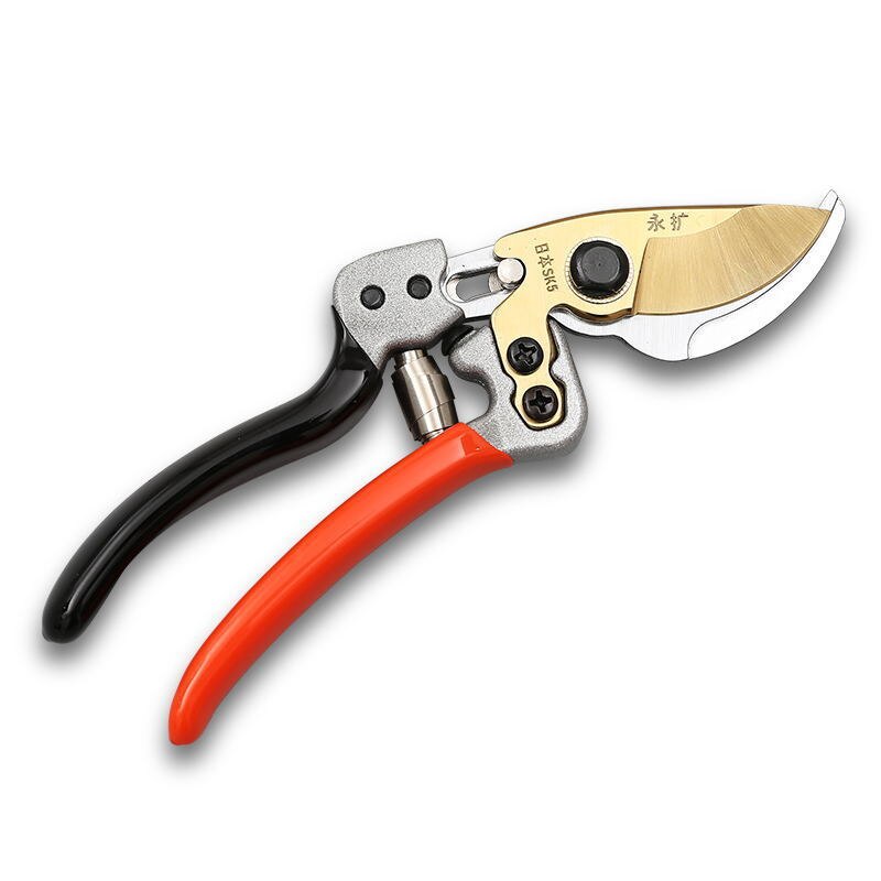 Pruning Shears Fruit Tree Garden Scissors Grafting Tool: Orange