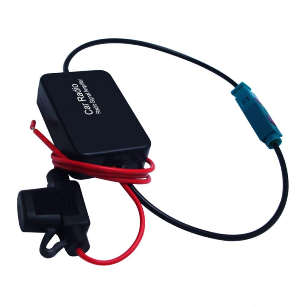 FM Signal Amplifier Car Radio Booster Car Radio Signal Amplifier With FAKRA II Interface Improves Reception Reduce Noise