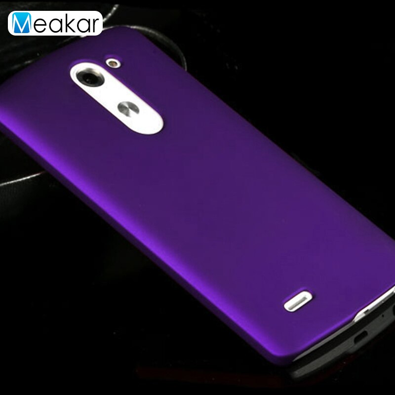 Funda de plástico mate 5.5para Lg G3 Stylus funda para Lg G3 Stylus Dual D690 D690n D693n Coque trasero de teléfono funda: For LG G3 Stylus / purple