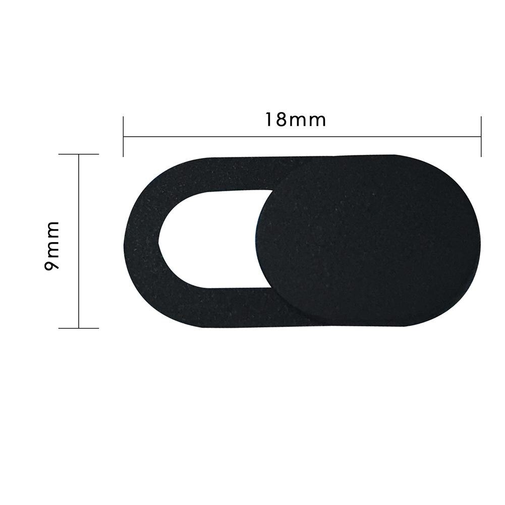 Black 6Pcs Ultra-Thin Webcam Covers Web Camera Sticker Cover Cap for Laptop Macbook Cell phone PC