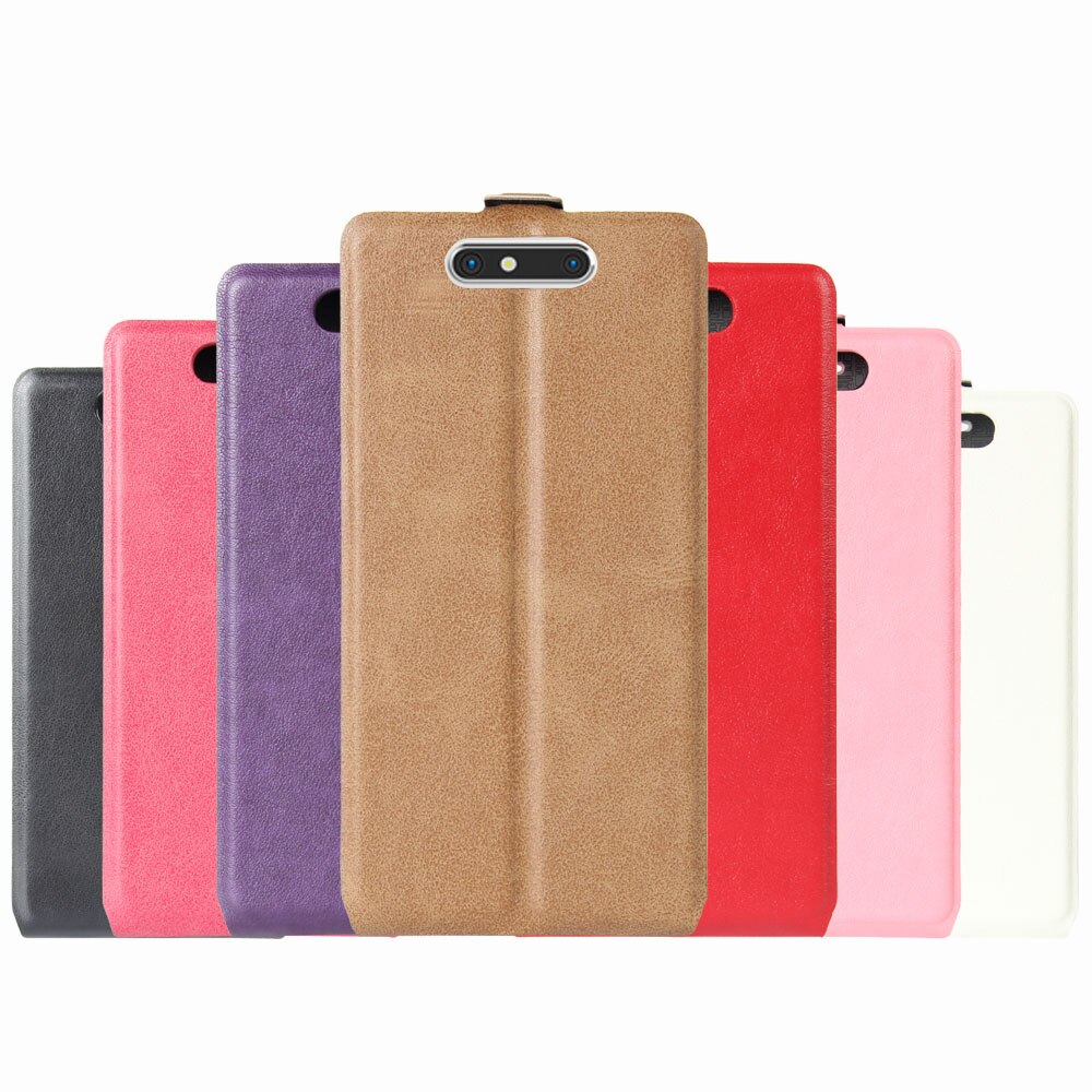 case for ZTE Blade V8 leather case Magnetic adsorption flip case Protective Case Clamshell Holster