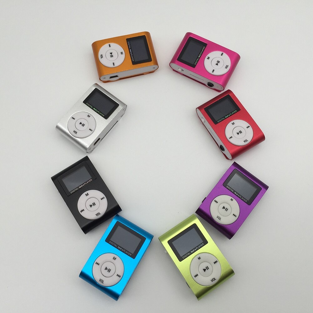 ZUIDID MP3 Player - 1.0 Inch Screen - Metal Shell - TF Card Support - FM Radio - Clip Sport Music Player