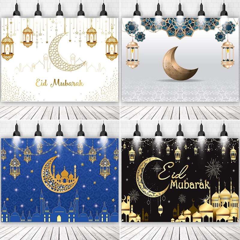 Fondo de Eid Mubarak, decoraciones para el hogar, decoración musulmana islámica, Ramadán, Kareem, Eid Al Adha, Ramada