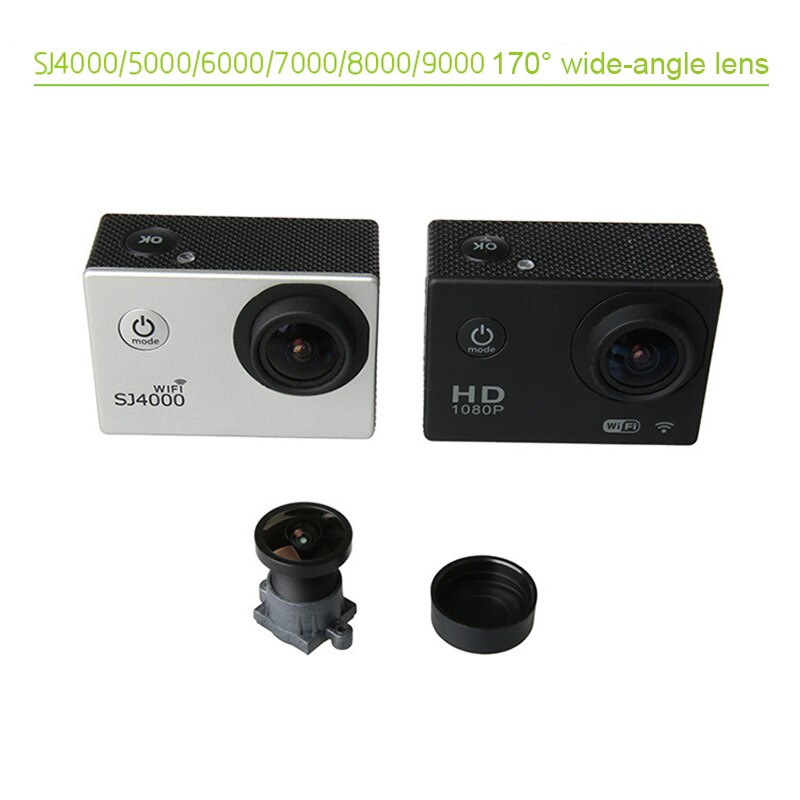 170 Graden Groothoek Lens Voor Sjcam SJ4000 SJ5000 SJ6000 SJ7000 SJ8000 SJ9000 Actie Camera @ M23