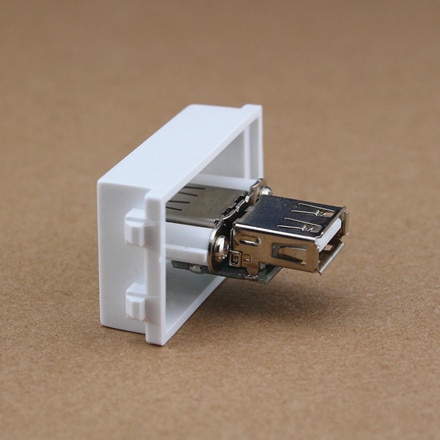 Seto 128 type usb-pluggmodul gratis sveising usb-kontakt sluttstein til veggplateuttak