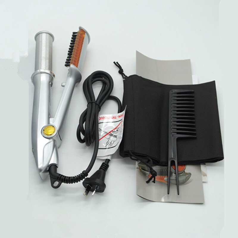 Professionele Haar Borstel 2 In 1 Haar Curling & Stijltang Elektrische Krulspelden Rechttrekken Snelle Warmte Haar Styling Tool 40 #1