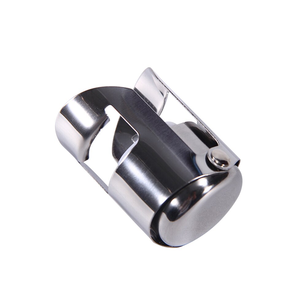 Champagne Stopper Stainless Steel Champagne Bottle Sealer Sparkling Wine Bottle Plug Sealer Leak-Proof Bubble