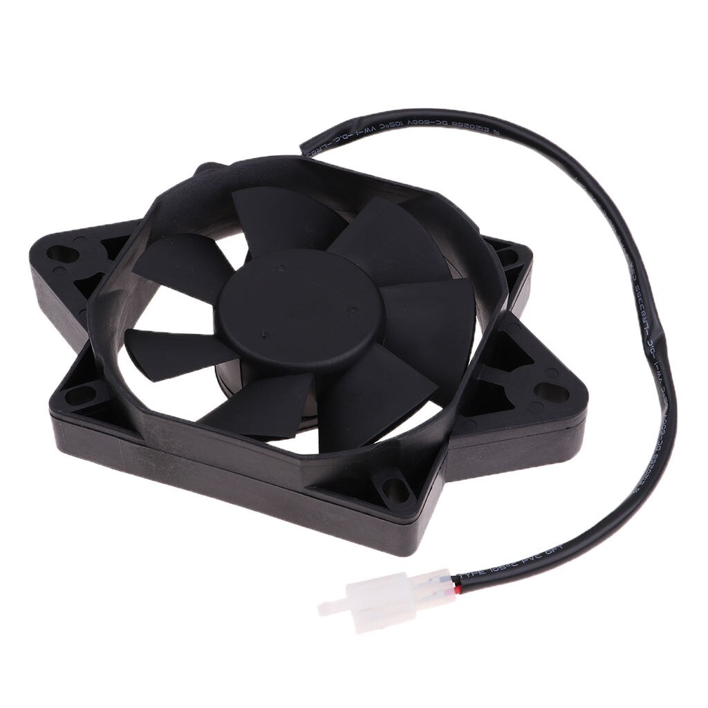 Cooling Fan Radiator 10in Slim Electric Cooling Fan Radiator 24V 80W 2100RPM 10 Straight Blades Car Cooling Fan for Radiator Universal for Car