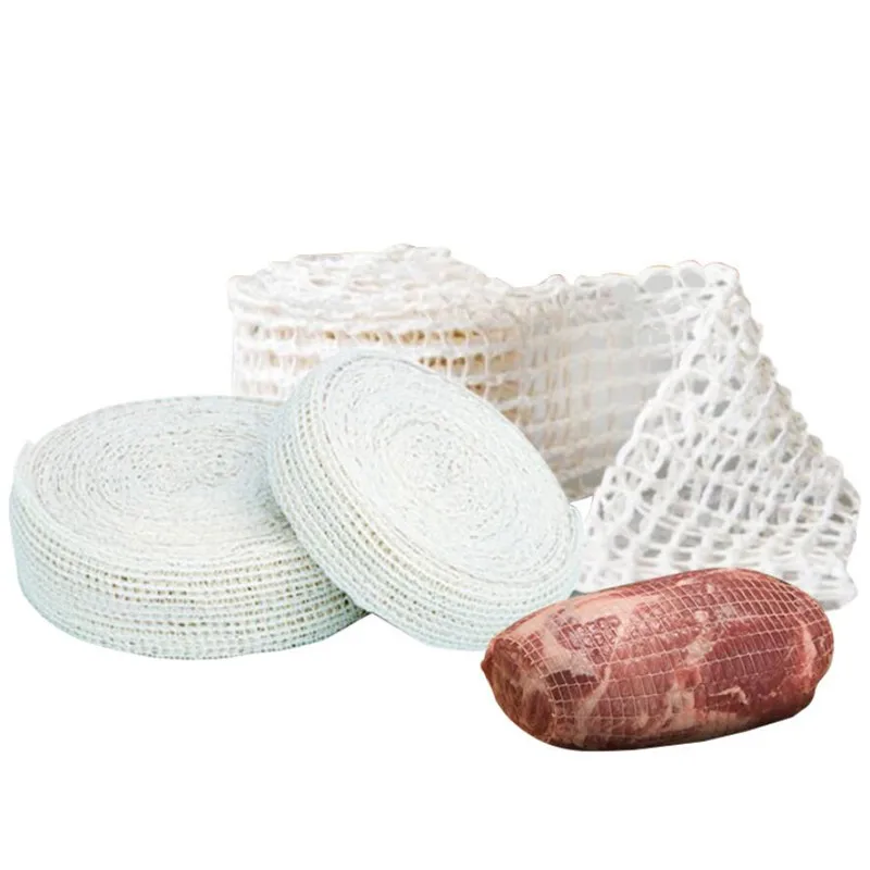 3 Meter Baumwoll-Fleischnetz, Schinkenwurst-Rollnetz, -Hund-Netz, Metzgersaiten, Fleck, Wurst, Verpackungswerkzeuge, Küchen- und Kochwerkzeug