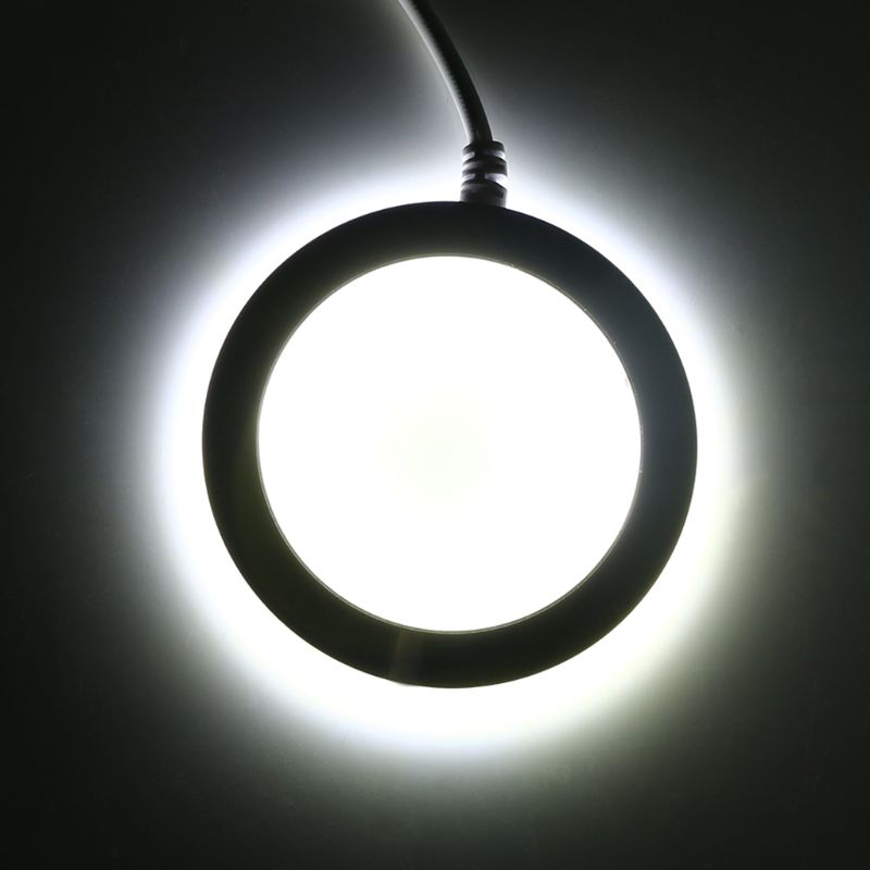 60 Led Ring Licht Voor Microscoop Helderheid Verstelbare Stereo Zoom Usb Plug Lichtbron Schaduwloze Illuminator Lamp