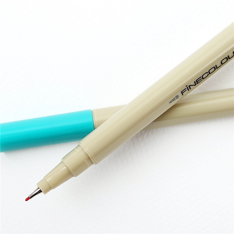 Finecolour EF300 Waterbasis Gekleurde Fineliner 0.3Mm 48 Kleuren Professionele Schets Tekening Art Markers