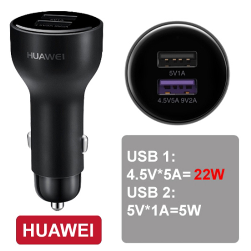 Huawei Caricabatteria per auto Veloce Huawei Originale Sovralimentare 22.5W 40W Caricabatterie Rapido 18W Compagno 30 5G P 30 20 Più Il Compagno di 20X20 10 9 pro Nova