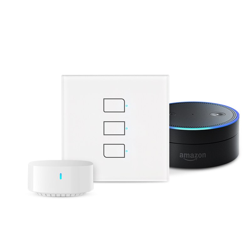 Broadlink S3 Hub Wifi Smart Home Leven Producten Werken Met TC3 Smart Switch Afstandsbediening Werkt Met Alexa Google assistent