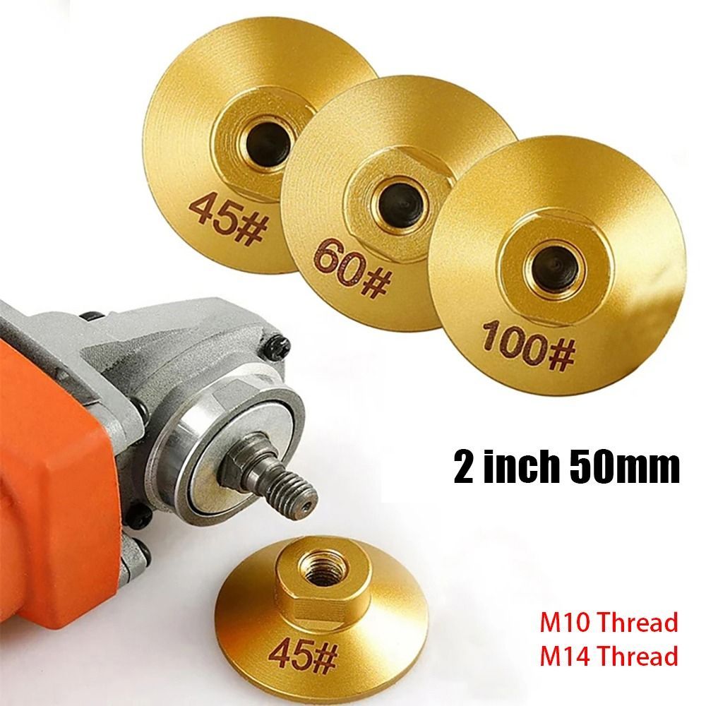 Cabezal de pulido soldado, almohadilla de pulido plano, amoladora angular, disco de molienda, piezas de herramientas para mármol, cuarzo, granito, adoquines