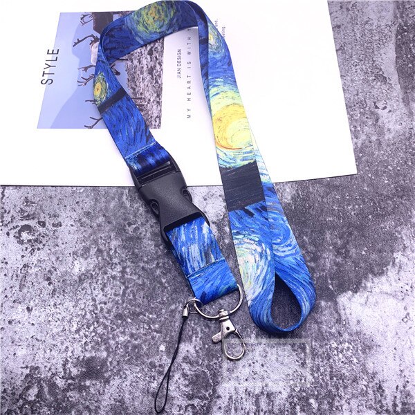 Pattern Neck Strap Lanyards for Keys ID Card Gym Mobile Phone Straps USB Badge Holder DIY Hang Rope Lariat Lanyard: JK-A01-3