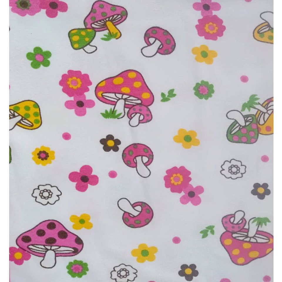 Barboteuse bébé adulte/vêtements abdl/body adulte imprimé/body imprimé champignon coloré avec pied/adulte onesie