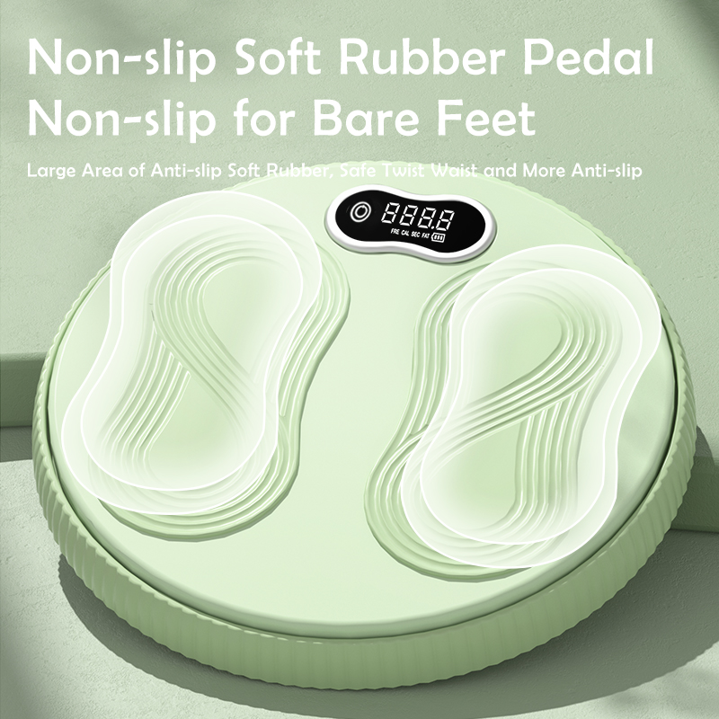 Figuur Trimmer Core Ab Twister Board met intelligente teller voor oefening, taille draaischijf, afslankapparatuur