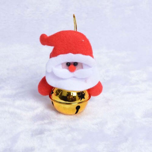 Jul julklockor jultomten snögubbe fest dekoration julgran prydnad jul liten klocka slumpmässigt