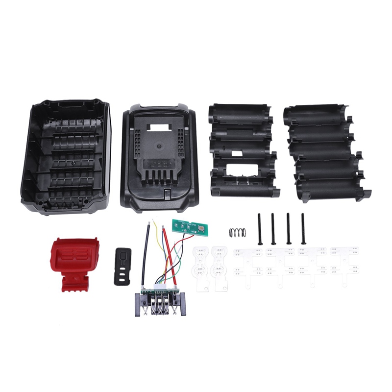 Ersatz-akkugehäuse aus kunststoff für dewalt 20v 3a 4a dcb 200/ dcb 204-2/ dcb 180/  dcb 182/ dcb 200 18v li-ion-akkus