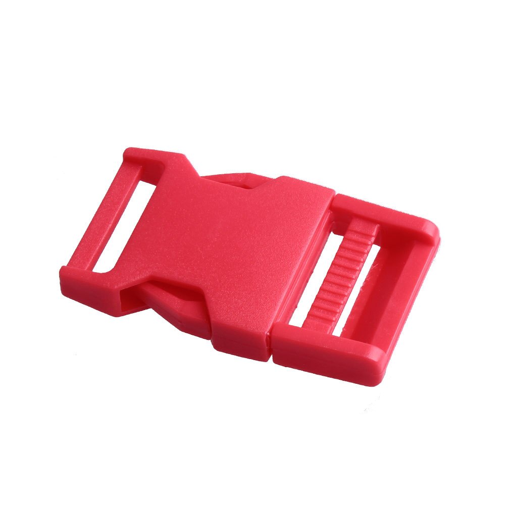 Mochila desmontable interna arqueada de plástico con hebilla de cinturón, accesorios de viaje, bolsa deportiva con hebilla, 25mm, 5 uds.: red