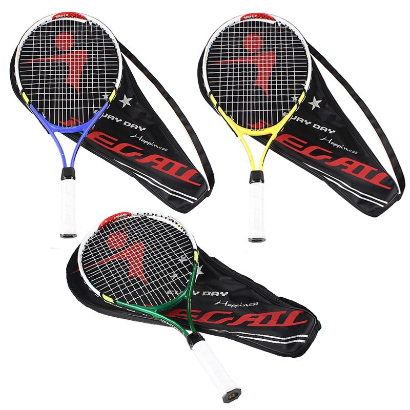 100% 1PCS Junior Tennis Racquet Raquette Training Racket for Kids Youth Childrens Tennis Rackets with Carry Bag