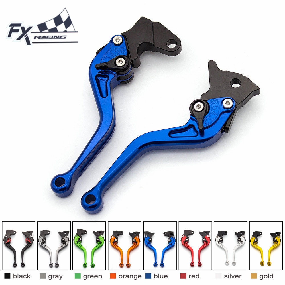 Stil cnc motorcykel bremse koblingshåndtag aluminium justerbar til lifan  kp150 mini  kp 150 motorcykel bremse koblingshåndtag