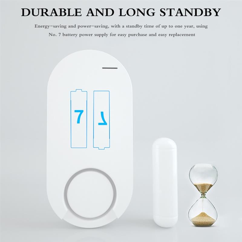 Wireless Door/Window Entry Security Burglar Sensor Alarm PIR Door Magnetic Alarm System Security With Remote Control