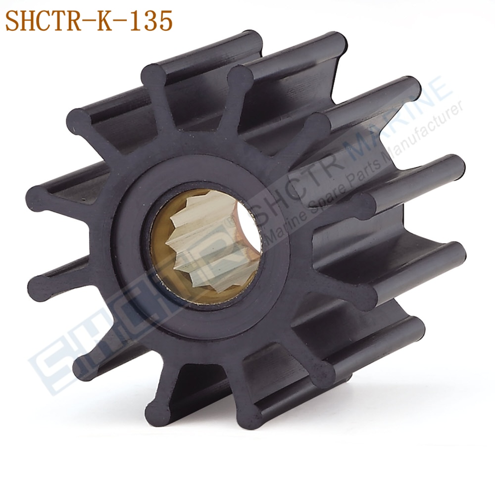 Shctr Flexibele Waaier Voor Jabsco 13554-0001, Johnson 09-812B, Cef 500124,YANMAR119773-42600, Jmp 7136, dj Pomp 09-105-1201,3842786