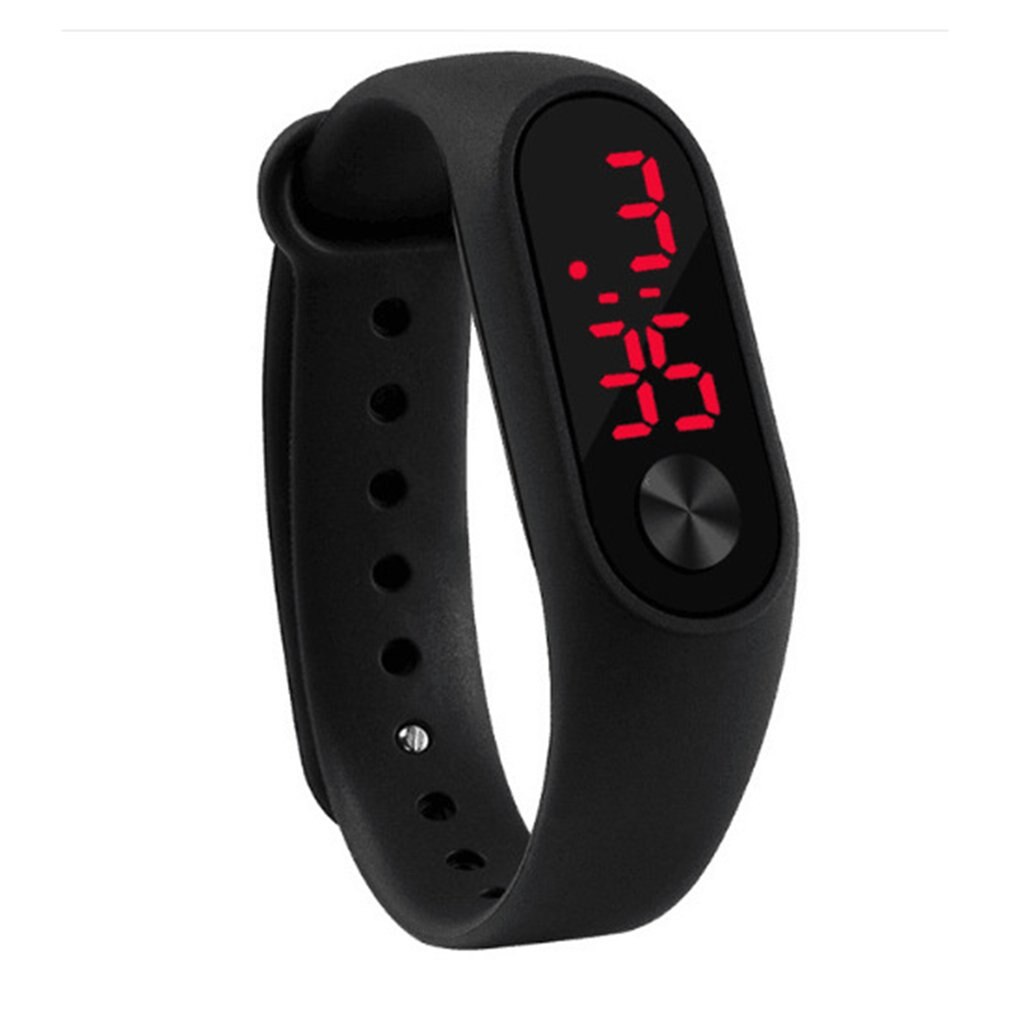 Carlota Casual Sport Armband Snoep Kleur Digitale Led Elektronische Horloges Voor Kinderen Zachte Siliconen Horlogeband Voor Kids: 7