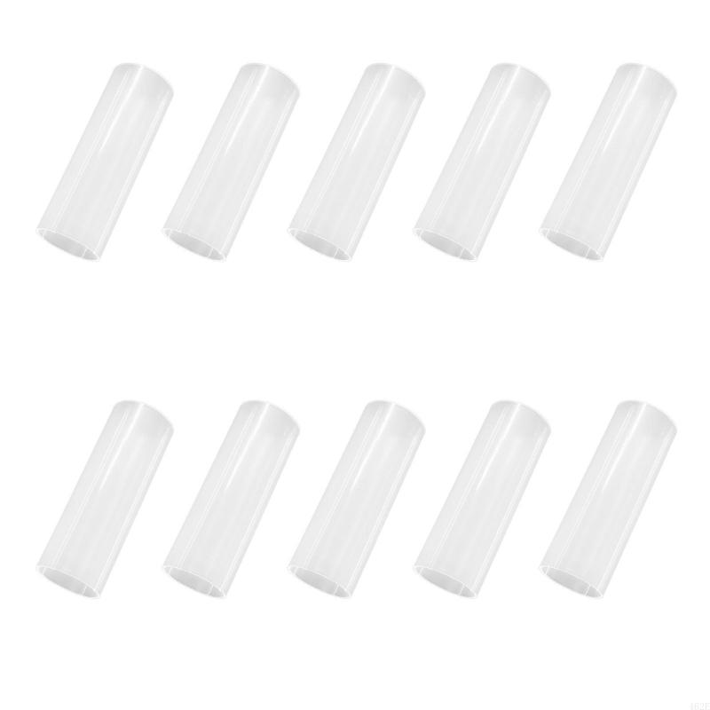 1PC/5PCS 18650 to 21700 Battery Adapter Sleeve for Flashlights, ABS Battery Converter Transparent and Insulating