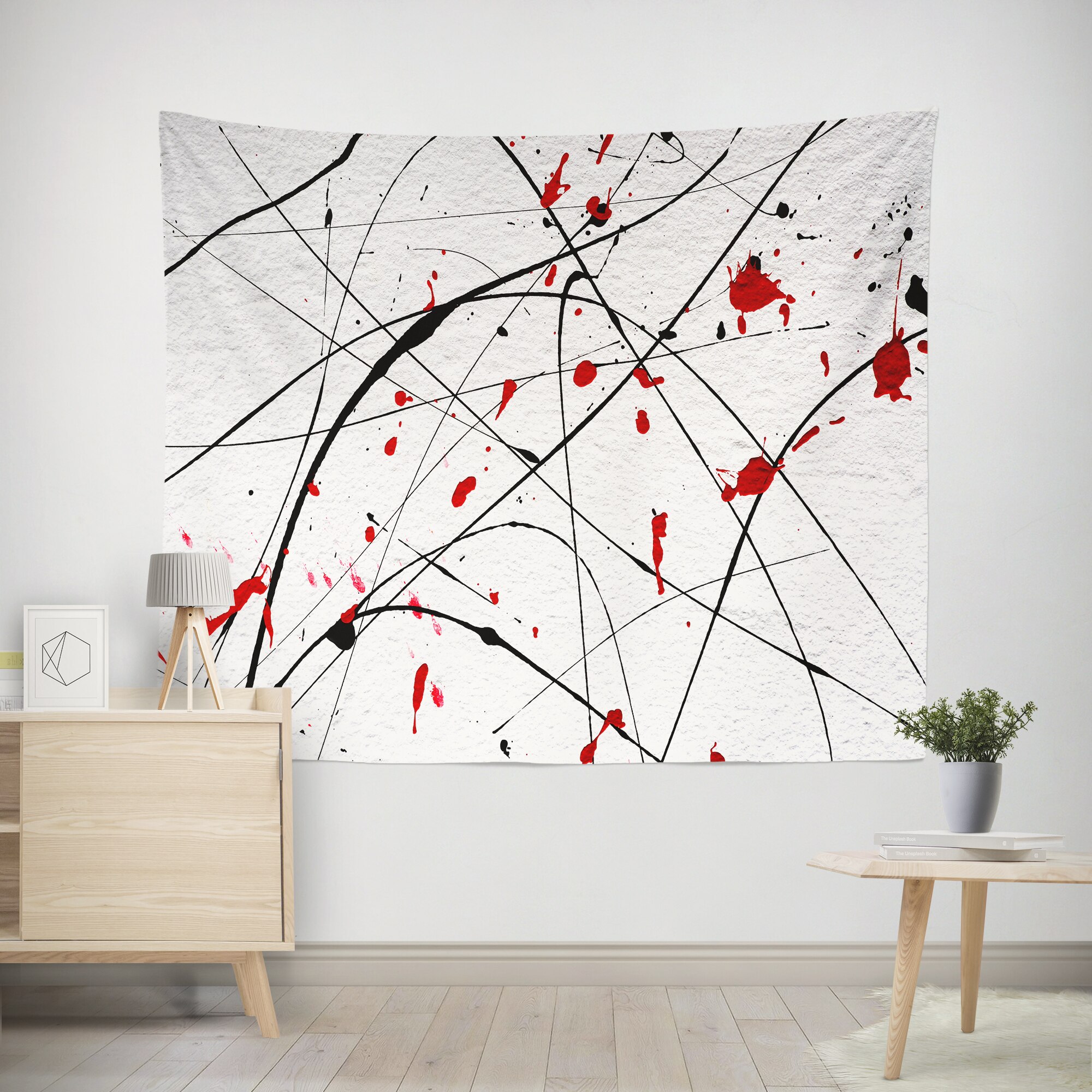 Snapshot of Abstract Wall Hanging Design Geometric Pattern