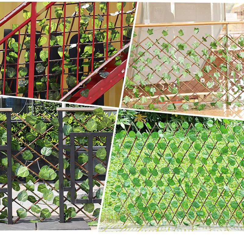 40 cm Artificial Plant Fence Eco-Friendly Indoor Garden Greenery Wall UV Protected Privacy Screen Outdoor Garden Fence Backyard