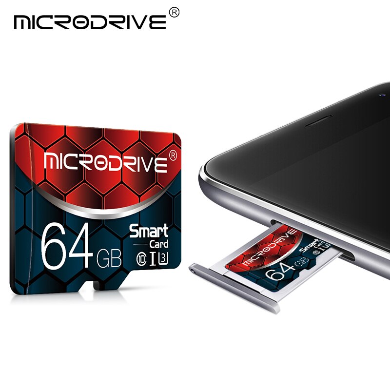 Capaciteit micro sd kaart 8gb 16gb 32gb klasse 10 geheugenkaart micro sd 64gb 128gb mini flash tf kaart met gratis adapter