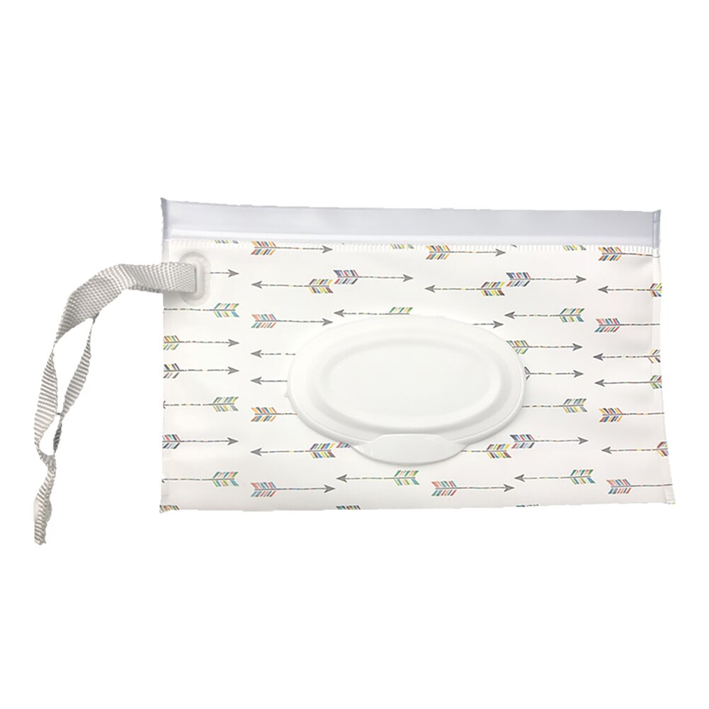 Eva vådserviettspose åbent vindue aftageligt vådserviettsemballage: Sølv