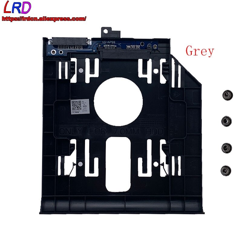 Disco Duro SSD Caddy para ordenador portátil, soporte de bandeja para Lenovo 310-14 320-14 330-14 510-15 520-15 310-15 320-15 Series 330-15: Grey