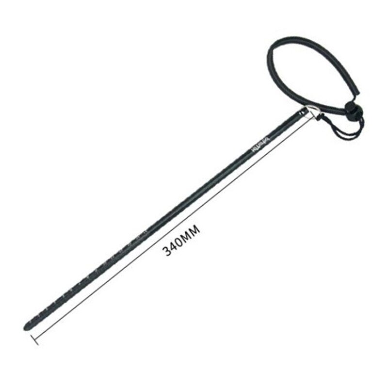 Duiken Kreeft Stok Pointer Staaf Aluminium Tank Banger Onderwater Shaker Noise Maker Rubber Lanyard Strap Duiken