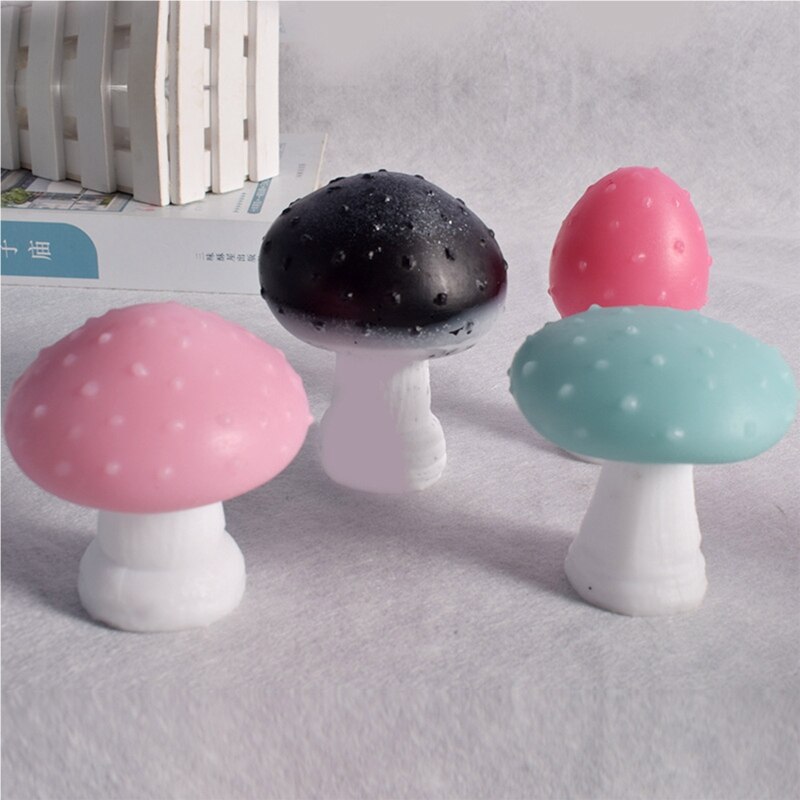 R2LE Diy Three-dimensional Mushroom Candle Silicone Mold Diy Handmade Diffuser Stone Aroma Plaster Mold for Craft