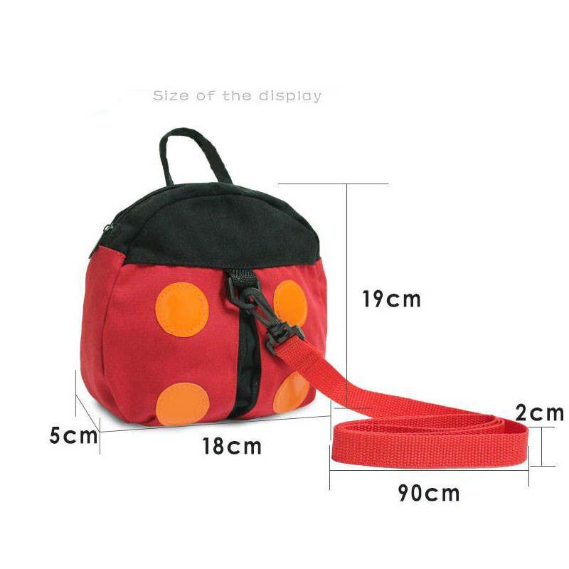 Mochila infantil con arnés para niños, Correa antipérdida ajustable de animales, bolsa de algodón puro antipérdida, protección de seguridad infantil