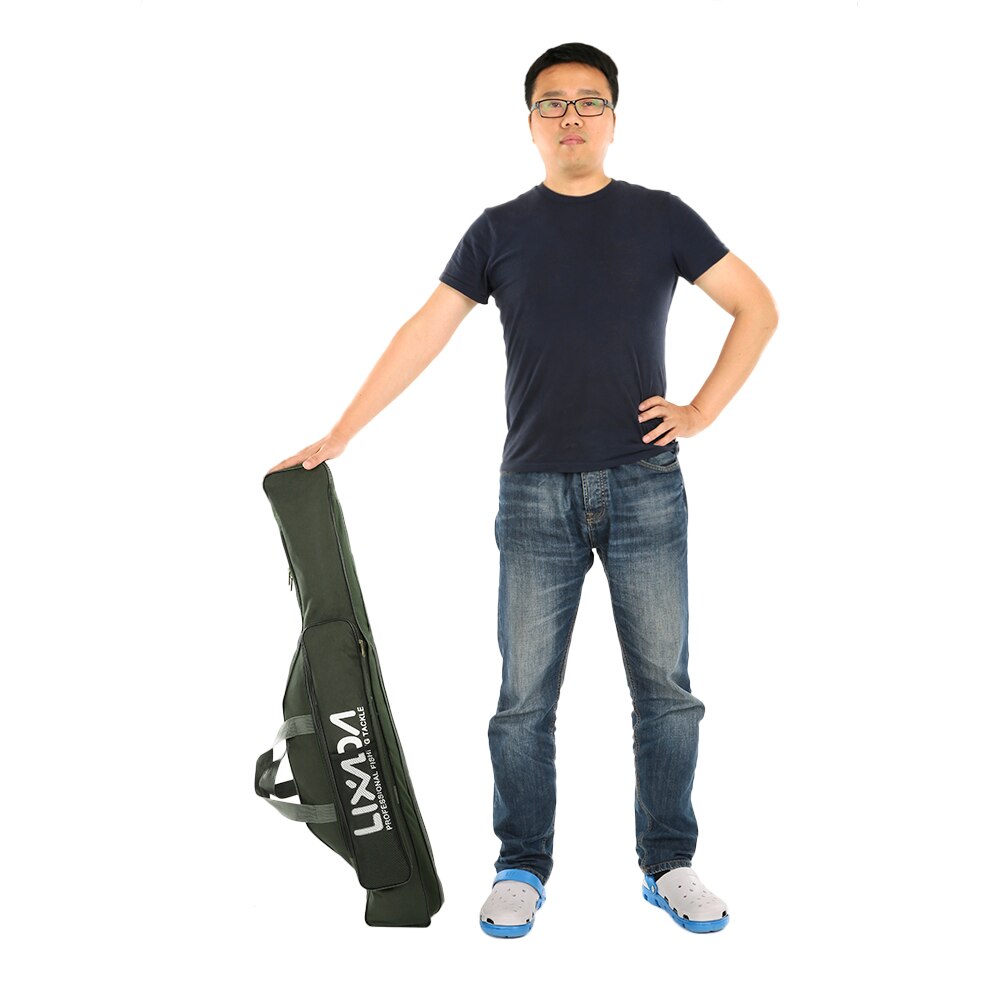 Lixada 100cm/130cm/150cm vistas draagbare opvouwbare vishengel molen tas hengel uitrusting gereedschapstas drager reis opslag