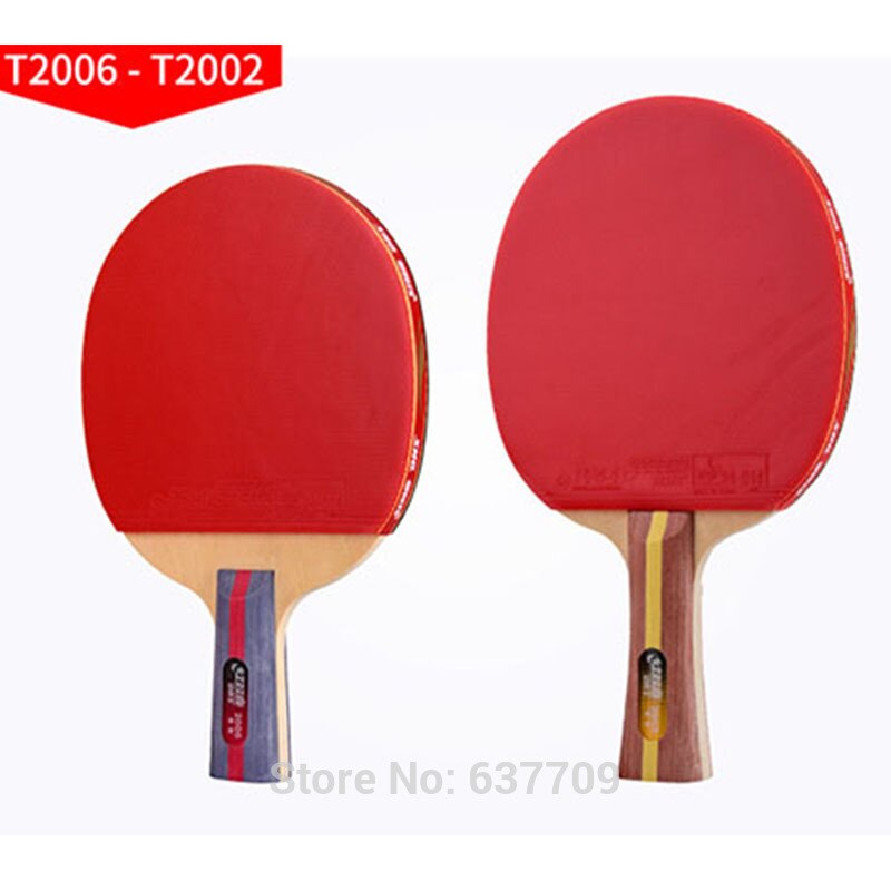 Original DHS style T2002 and T2006 table tennis rackets with 2 stars DHS rackets racquet sports ping pong paddles