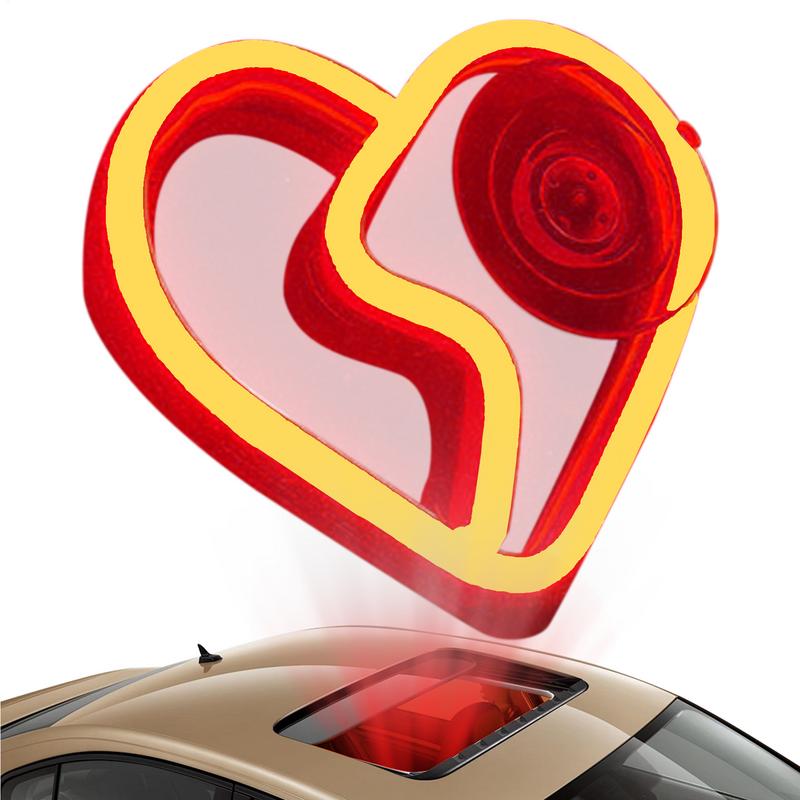Luces decorativas para Interior de coche, luces LED, iluminación ambiental, forma de rotura del corazón, iluminación Interior para coche, luz de ambiente