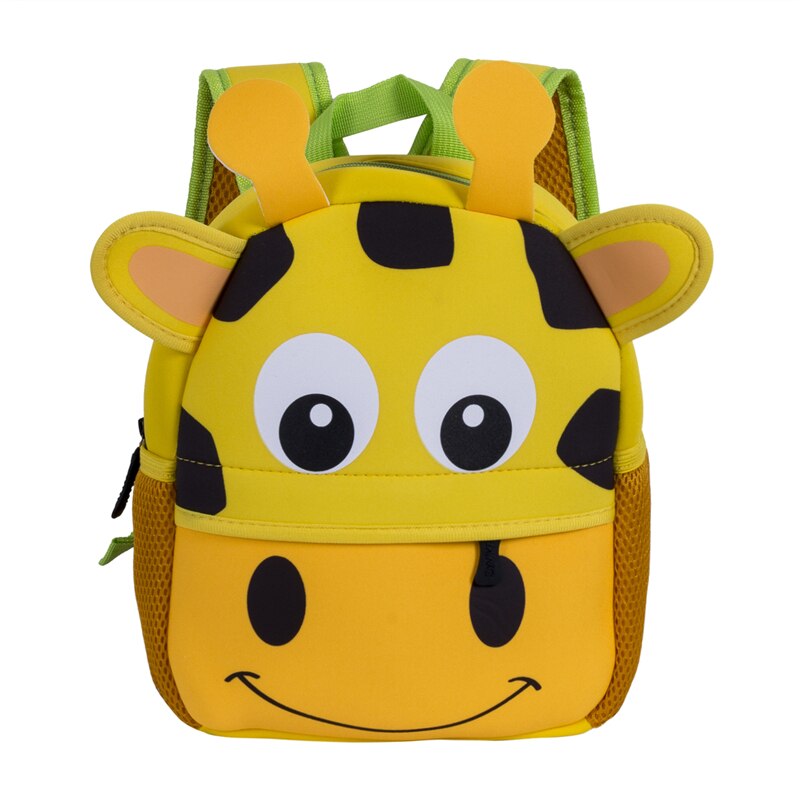 Kid Toddler Boy Girl Baby Kids Backpack Baby Animal Bag Shoulder Bags Ears: Giraffe
