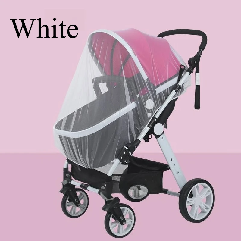 Mosquito Net for Baby Stroller Summer Pram Insect Shield Net Infants Pushchair Cart Safe Protection Mesh Pram Baby Mosquito Net: GRAY