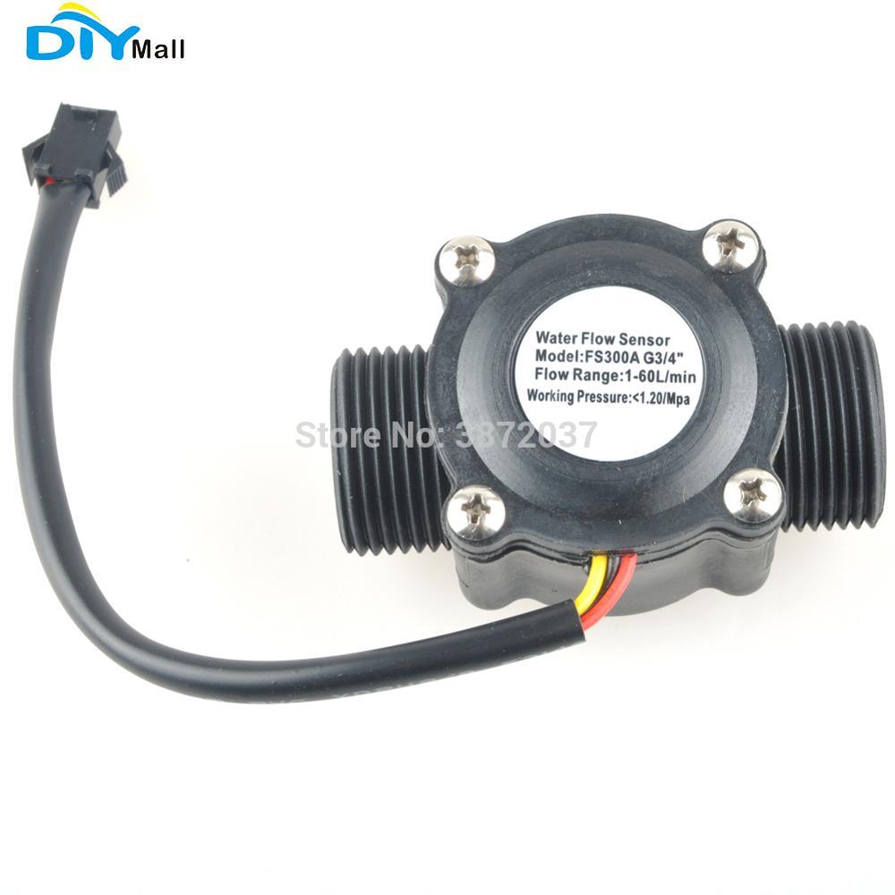 DIYmall G3/4" Water Flow Sensor Switch 3/4 1-60l min