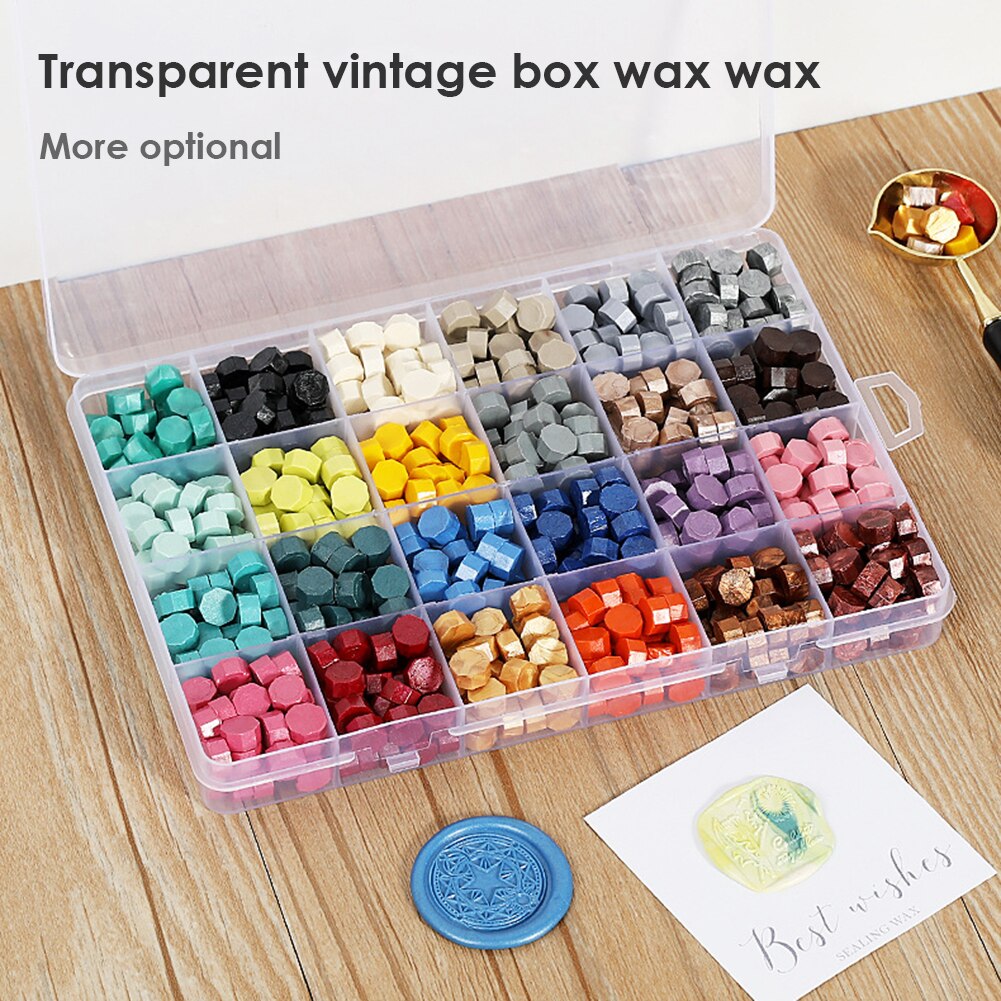 Ensemble de comprimés de cire à sceller, 200/400/700 pièces, avec tampon pour sceller une cuillère, décoration pour Scrapbooking, cachetage d'invitation de mariage